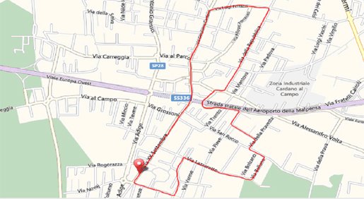 percorso cardano 5k